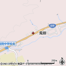 愛知県豊田市木瀬町荒田861周辺の地図
