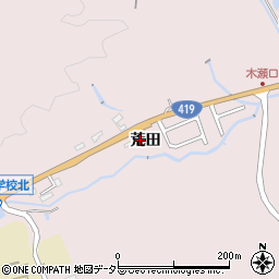 愛知県豊田市木瀬町荒田850周辺の地図
