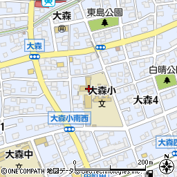 名古屋市立大森小学校　トワイライトスクール周辺の地図