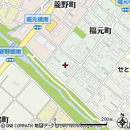 愛知県瀬戸市福元町139周辺の地図