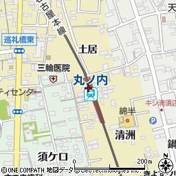 丸ノ内駅周辺の地図