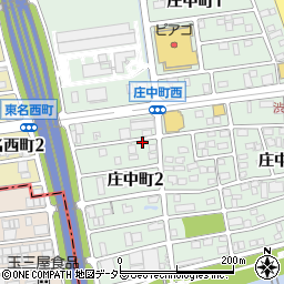 愛知県尾張旭市庄中町渋川周辺の地図