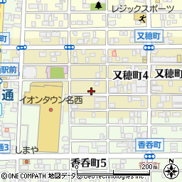 愛知県名古屋市西区又穂町5丁目21周辺の地図