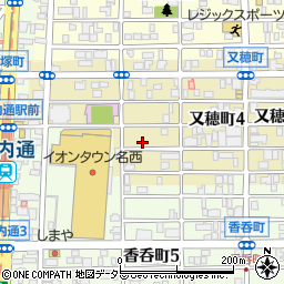 愛知県名古屋市西区又穂町5丁目20周辺の地図