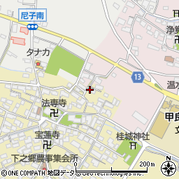 滋賀県犬上郡甲良町下之郷1225周辺の地図