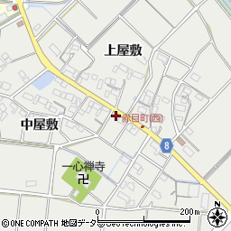 愛知県愛西市赤目町中屋敷177-1周辺の地図