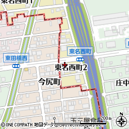 セブンイレブン尾張旭東名西町店周辺の地図