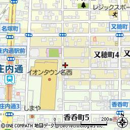 愛知県名古屋市西区又穂町5丁目19周辺の地図