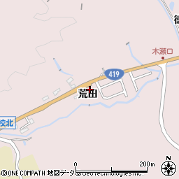 愛知県豊田市木瀬町荒田843周辺の地図