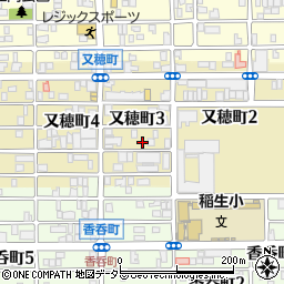 愛知県名古屋市西区又穂町3丁目24周辺の地図