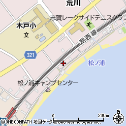 滋賀県大津市荒川394周辺の地図