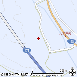 京都府船井郡京丹波町粟野高木39周辺の地図