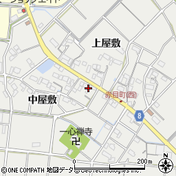 愛知県愛西市赤目町中屋敷64周辺の地図