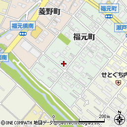 愛知県瀬戸市福元町125周辺の地図
