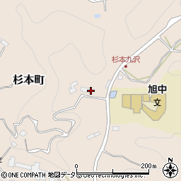 愛知県豊田市杉本町（寺ケ洞）周辺の地図