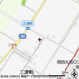 滋賀県彦根市三津町330周辺の地図