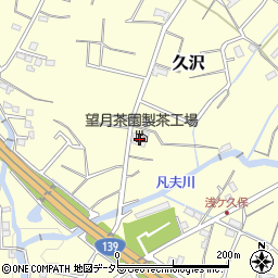 望月茶園製茶工場周辺の地図