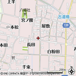 愛知県あま市古道屋敷483周辺の地図