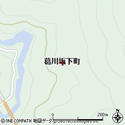 滋賀県大津市葛川坂下町周辺の地図