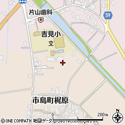 兵庫県丹波市市島町梶原1122周辺の地図