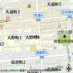 愛知県名古屋市北区大野町4丁目15周辺の地図