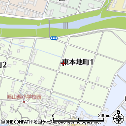 愛知県瀬戸市東本地町1丁目周辺の地図