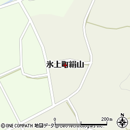 兵庫県丹波市氷上町絹山周辺の地図