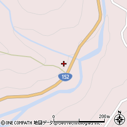 静岡県浜松市天竜区水窪町奥領家5381周辺の地図