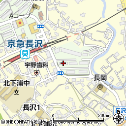 湘南長沢グリーンハイツ１－４号棟周辺の地図