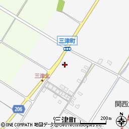 滋賀県彦根市三津町324周辺の地図