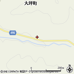 愛知県豊田市大坪町砂田周辺の地図