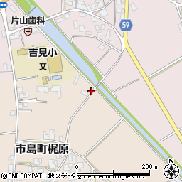 兵庫県丹波市市島町梶原1136周辺の地図