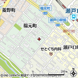 愛知県瀬戸市福元町80周辺の地図