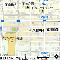 愛知県名古屋市西区又穂町5丁目40周辺の地図