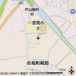 兵庫県丹波市市島町梶原1097-1周辺の地図