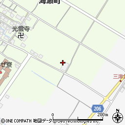 滋賀県彦根市海瀬町183周辺の地図