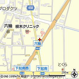 愛知県稲沢市平和町周辺の地図