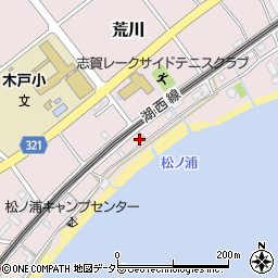 滋賀県大津市荒川391周辺の地図