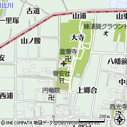 愛知県あま市蜂須賀大寺周辺の地図