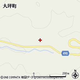 愛知県豊田市大坪町柿平周辺の地図