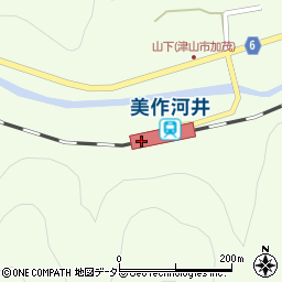 岡山県津山市加茂町山下51周辺の地図