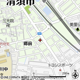 愛知県清須市寺野郷前周辺の地図