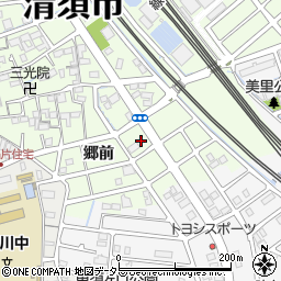 愛知県清須市寺野（郷前）周辺の地図