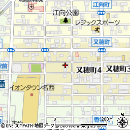 愛知県名古屋市西区又穂町5丁目42周辺の地図