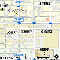 愛知県名古屋市西区又穂町3丁目44周辺の地図