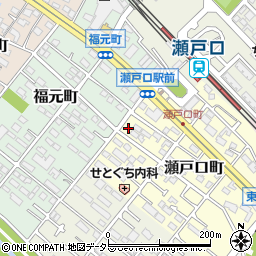愛知県瀬戸市瀬戸口町117周辺の地図