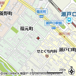 愛知県瀬戸市福元町78周辺の地図