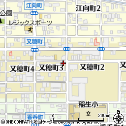 愛知県名古屋市西区又穂町3丁目43周辺の地図
