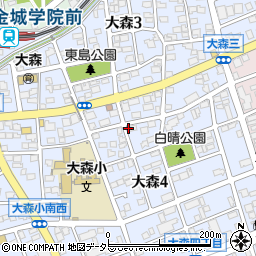 愛知県名古屋市守山区大森4丁目1103周辺の地図
