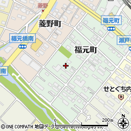 愛知県瀬戸市福元町122周辺の地図